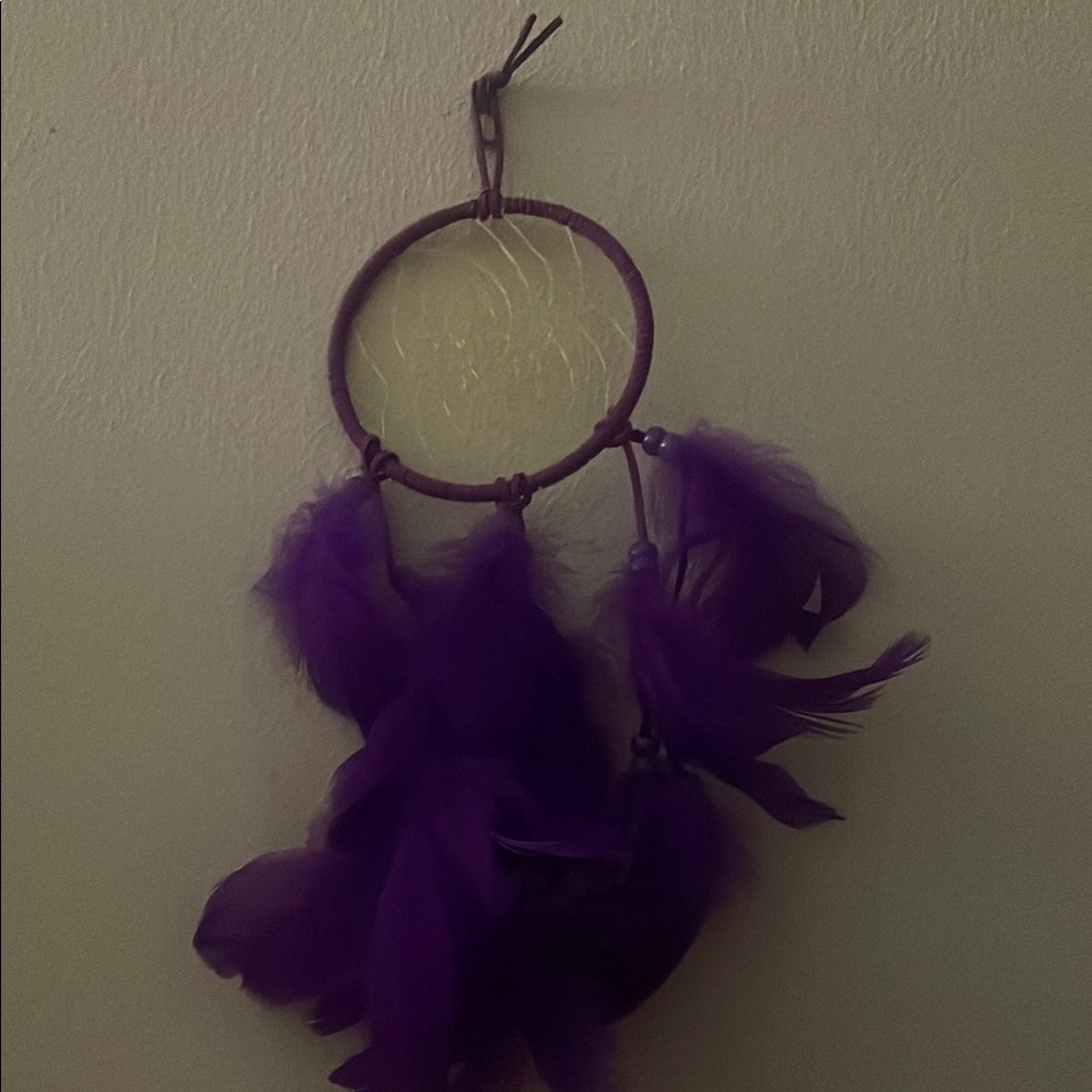Purple Feather Dreamcatcher